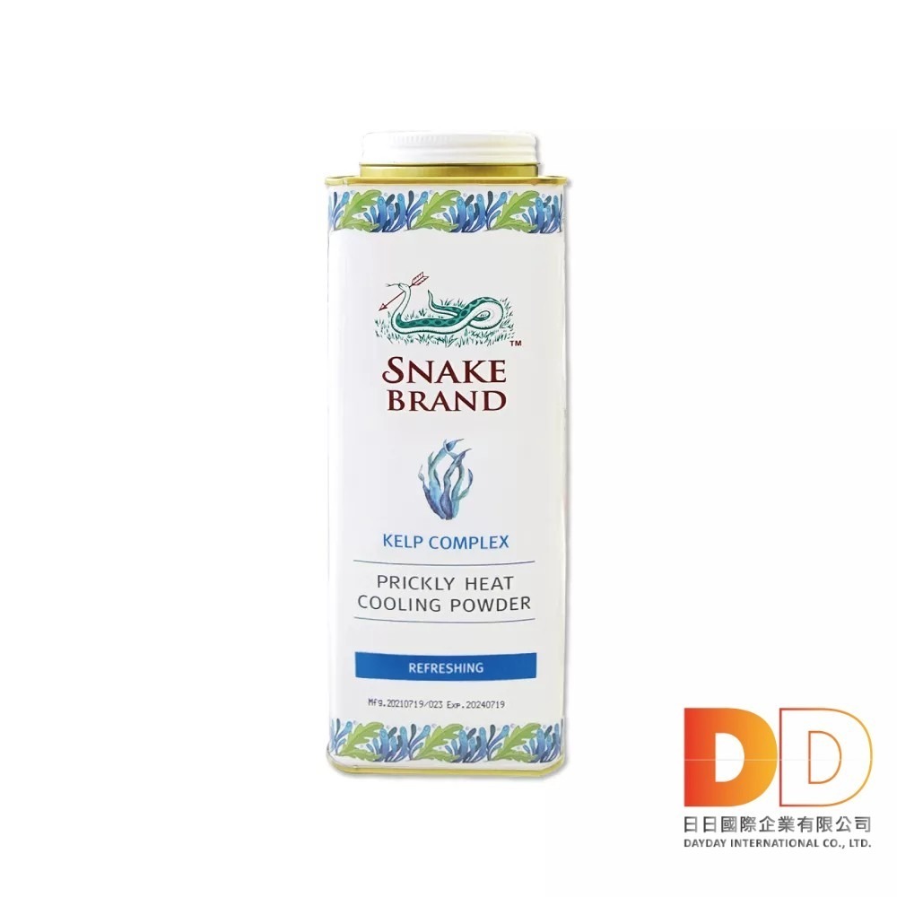 泰國 Snake Brand 蛇牌 爽身粉 痱子粉 清涼 降溫 祛痱 止癢 乾爽 吸汗 留香 280g-細節圖5