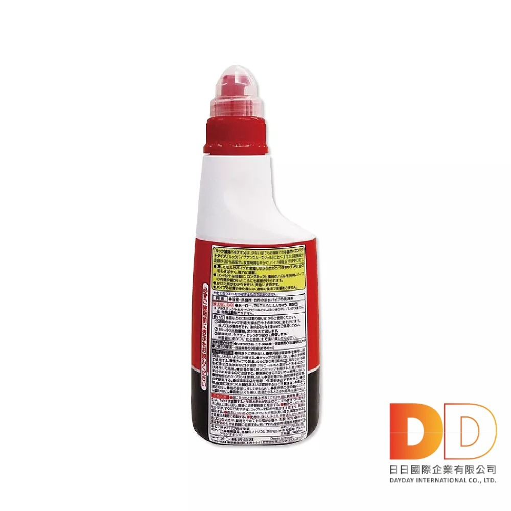 日本 LION 獅王 水管 疏通劑 凝膠 450ml 分解除臭 廚房 衛浴 馬桶 排水管 溶解毛髮 管道清潔-細節圖2