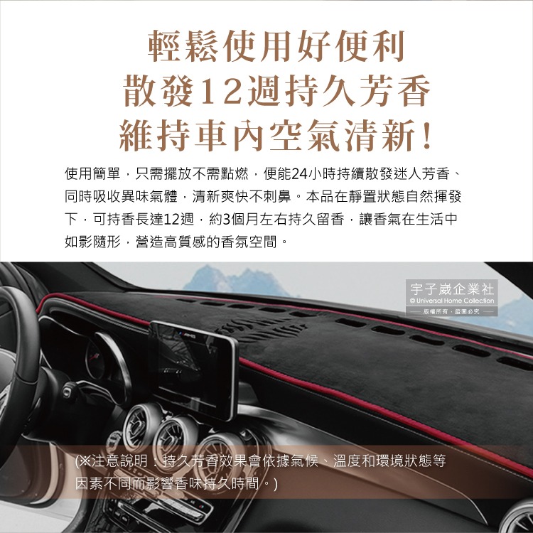 日本GONESH-室內汽車座椅凝膠精油芳香大碟(No.8春之薄霧) 180g/盒(內附雙面膠1入)-細節圖6