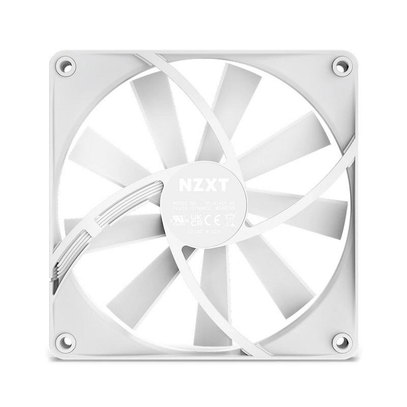 米特3C數位–NZXT 恩傑 F140Q 靜音風扇 14cm 黑色/白色-細節圖3