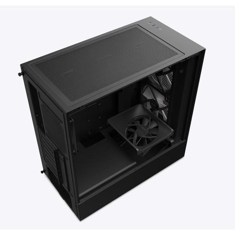 米特3C數位–NZXT 恩傑 H5 Flow RGB 全透側電腦機殼 黑色/白色(核心扇)-細節圖6