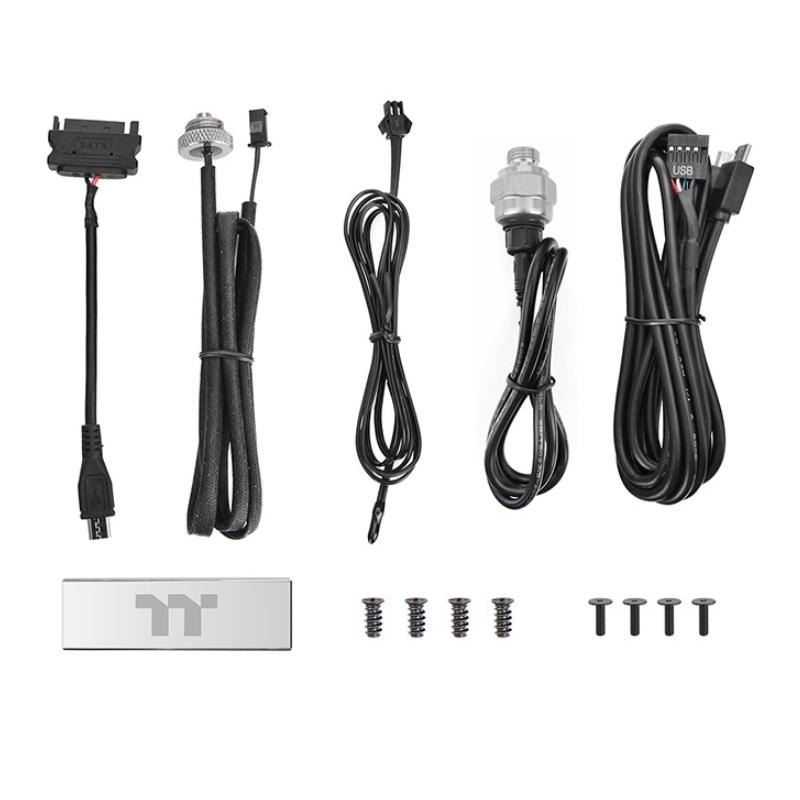 米特3C數位–曜越 Pacific TF3 水溫、水壓、環境溫度 三合一監測顯示器/CL-W334-PL00BL-A-細節圖2