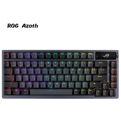 米特3C數位-ASUS 華碩 ROG Azoth 75% 無線電競機械式鍵盤/青軸/紅軸/茶軸
