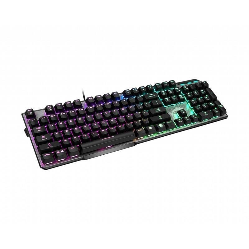 米特3C數位–MSI 微星 Vigor GK50 Elite LL TC 機械式電競鍵盤/有線/青軸/懸浮/中文/RGB-細節圖2