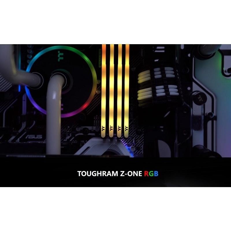 曜越TOUGHRAM Z-ONE RGB 記憶體 DDR4 4400MHz/4600MHz(8GBx2)/黑色-細節圖3