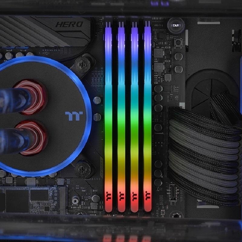 曜越TOUGHRAM Z-ONE RGB 記憶體 DDR4 4400MHz/4600MHz(8GBx2)/黑色-細節圖5