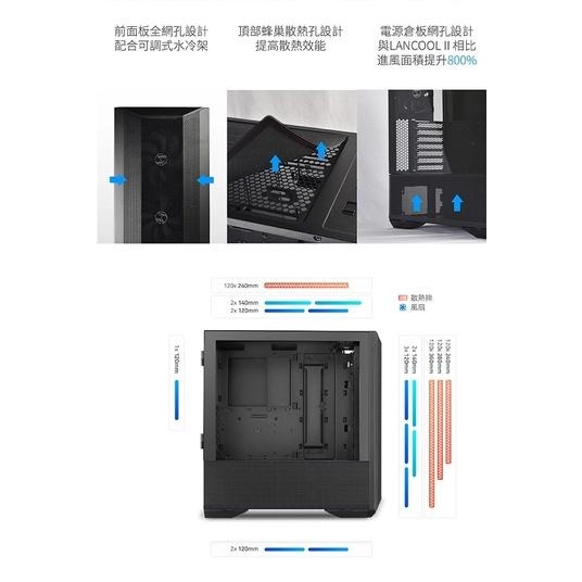 米特3C數位–LIAN LI 聯力 Lancool II Mesh Performance 雙側透玻璃機殼/Type-C-細節圖4