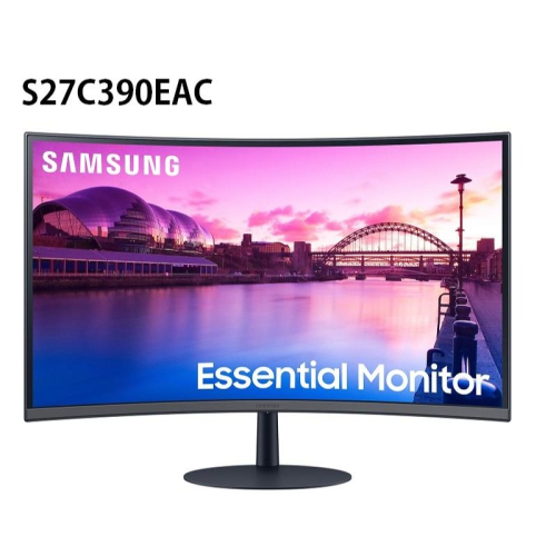 米特3C數位–SAMSUNG 三星 S27C390EAC 27吋 1000R曲面螢幕