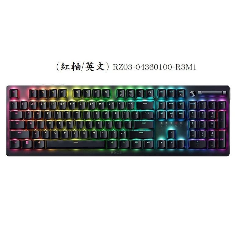 雷蛇噬魂金蝎DeathStalker V2 Pro 無線鍵盤(紅軸/英文)/RZ03-04360100