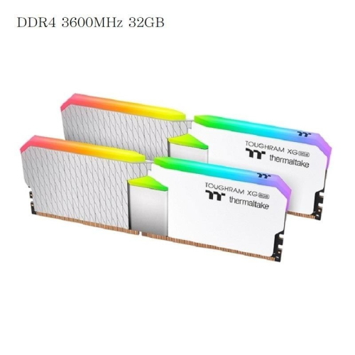 米特3C–曜越 鋼影 TOUGHRAM XG RGB 記憶體 DDR4 3600MHz/4000MHz(16GBx2)白