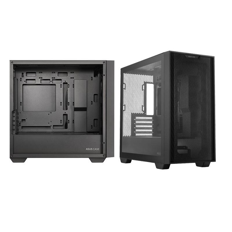 米特3C數位–ASUS 華碩 A21 MicroATX 白色/黑色 玻璃透側電腦機殼-細節圖3