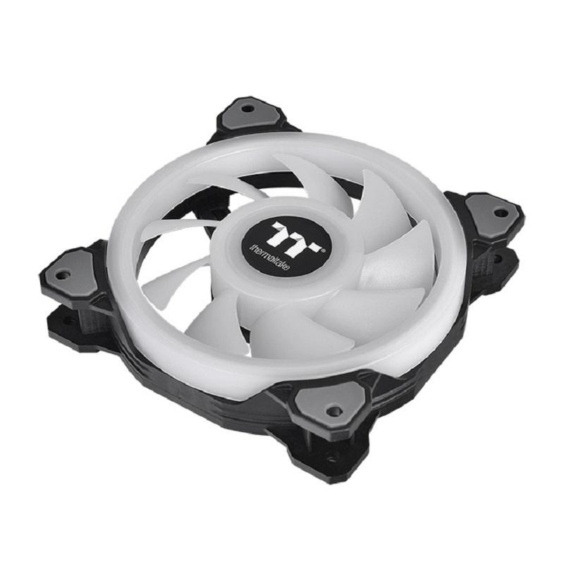 米特3C數位–曜越 Riing Quad 14 RGB 單顆包裝無搭配控制盒/黑/白CL-F101-PL14SW-C-細節圖4