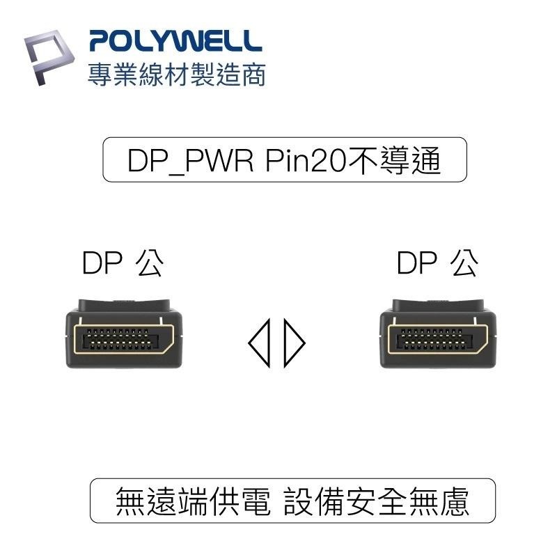 【任選3件9折】POLYWELL DP線 1.2版/4K60Hz UHD/Displayport 傳輸線/1米/2米/3-細節圖4