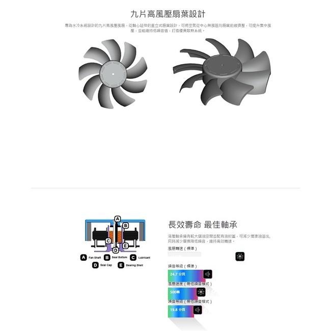 米特3C數位–曜越 Riing Plus 12 LED RGB水冷排風扇/單顆包/CL-F059-PL12SW-A-細節圖5