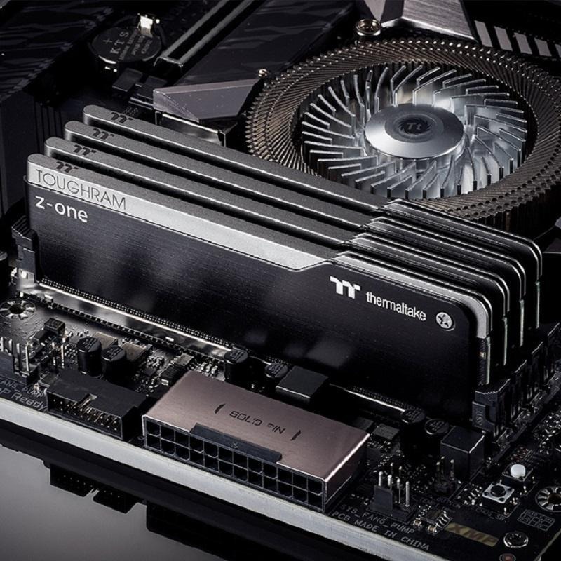 米特3C數位–曜越 鋼影 TOUGHRAM Z-ONE記憶體 DDR4 3200MHz/3600MHz 8GBx2/黑色-細節圖5