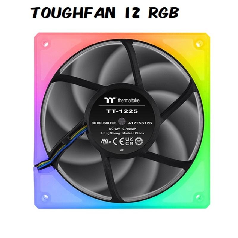 米特3C數位–曜越 TOUGHFAN 12 RGB / TOUGHFAN14 RGB 高風壓靜音風扇/三入-細節圖2