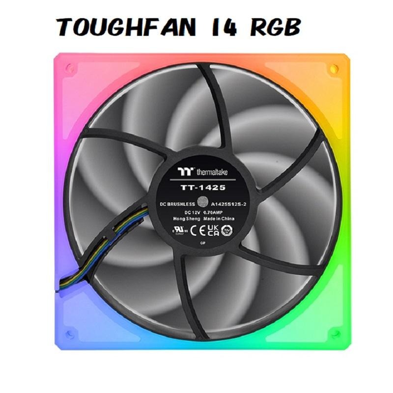 米特3C數位–曜越 TOUGHFAN 12 RGB / TOUGHFAN14 RGB 高風壓靜音風扇/三入-細節圖3