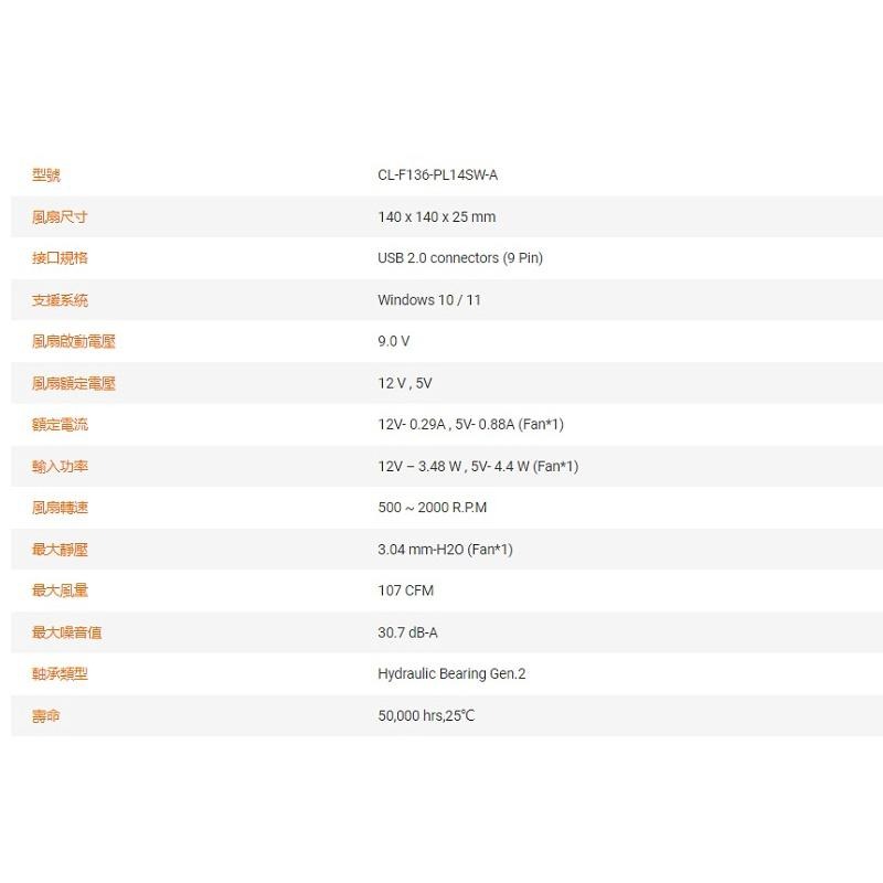 米特3C數位–曜越 TOUGHFAN 12 RGB / TOUGHFAN14 RGB 高風壓靜音風扇/三入-細節圖9