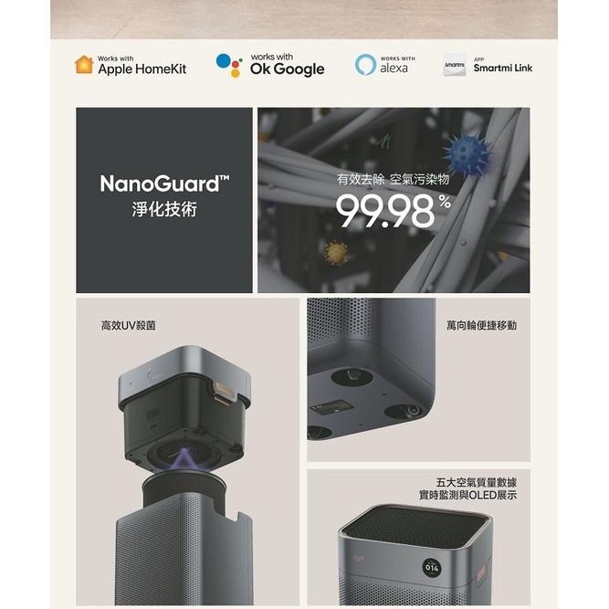 米特3C數位–Smartmi 智米 JYA空氣清淨機 450CADR/TVOC/UV殺菌光/溫溼度/Homek-細節圖3