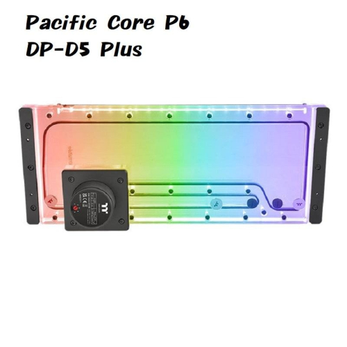 米特3C數位–Thermaltake 曜越 Pacific Core P6 DP-D5 Plus水道板水箱幫浦組