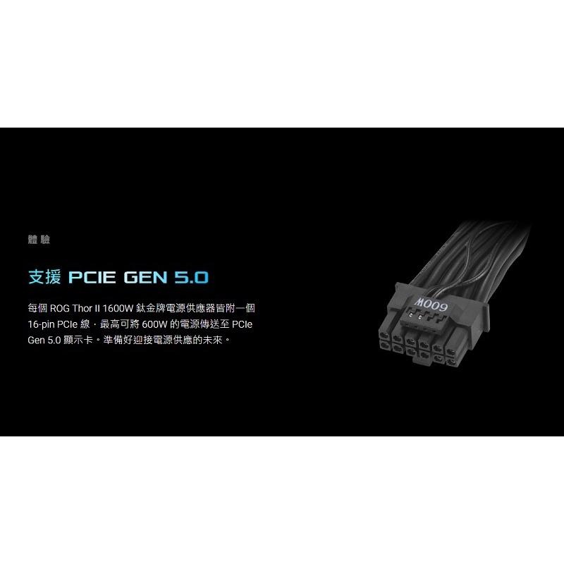 米特3C數位–ASUS 華碩 ROG-THOR-1600T-GAMING 電源供應器/90YE00K0-B0TA00-細節圖5