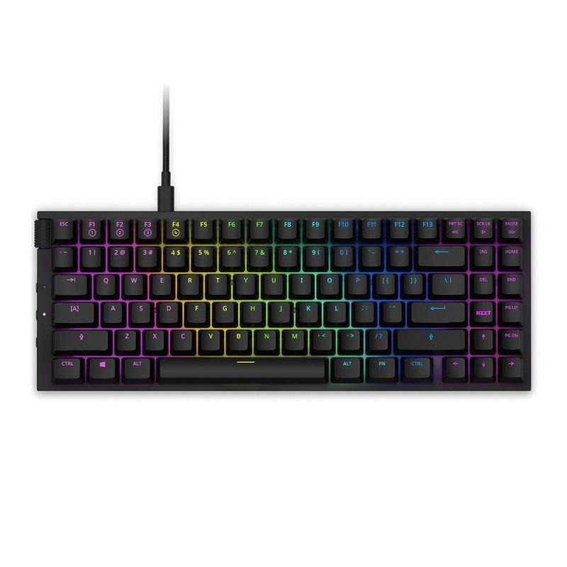 米特3C數位–NZXT 恩傑 Function Mini TKL 60% RGB模組化熱插拔機械式鍵盤 黑色/白色-細節圖2