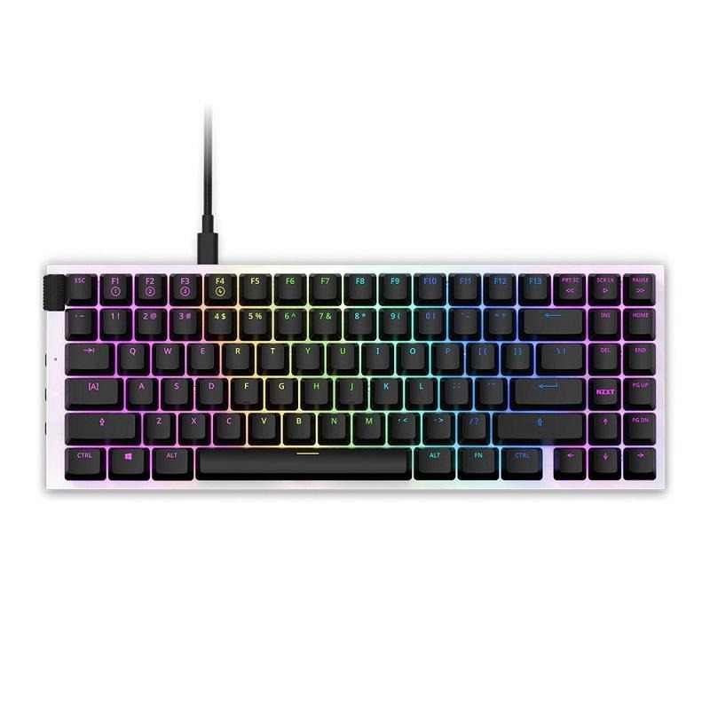 米特3C數位–NZXT 恩傑 Function Mini TKL 60% RGB模組化熱插拔機械式鍵盤 黑色/白色-細節圖3