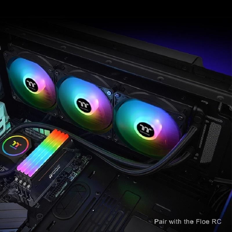 米特3C數位–曜越 鋼影TOUGHRAM RC 記憶體 DDR4 3200MHz/3600MHz(8GBx2)/黑色-細節圖3