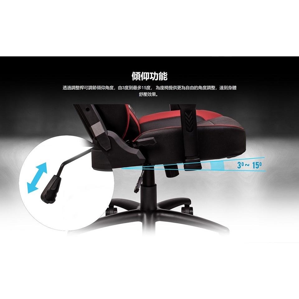 米特3C數位–曜越 U Comfort 黑紅專業電競椅/GGC-UCO-BRLWDS-01-細節圖4