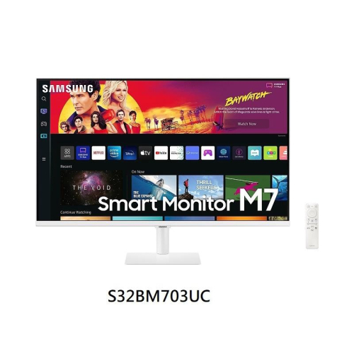 米特3C數位–SAMSUNG三星 32吋 4K M703B智慧聯網螢幕/S32BM703U/4K UHD/高解析/三年保