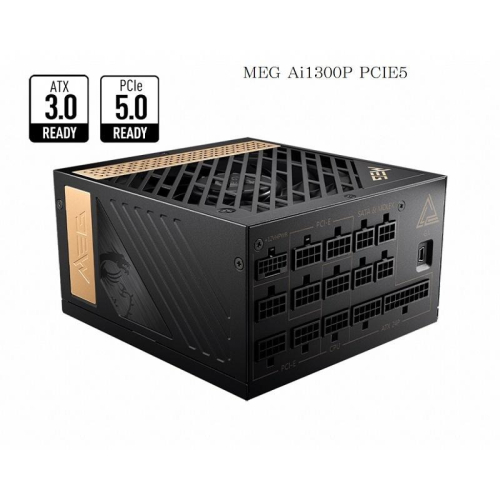 米特3C數位–MSI 微星 MEG Ai1300P PCIE5 1300W 電源供應器