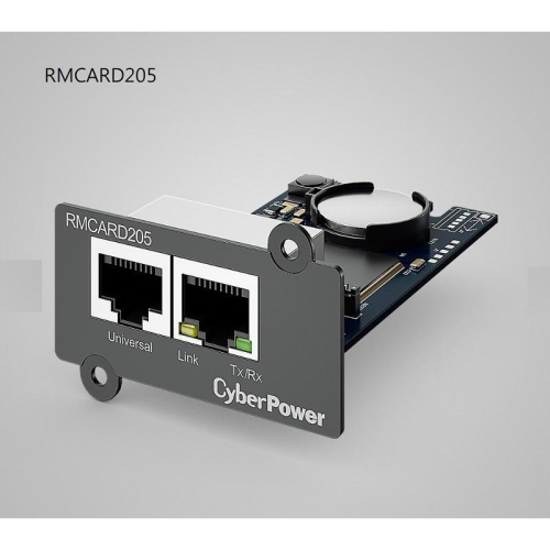 米特3C數位–CyberPower 碩天 RMCARD205 PR/OL系列/ATS網路卡含環境偵測接收孔