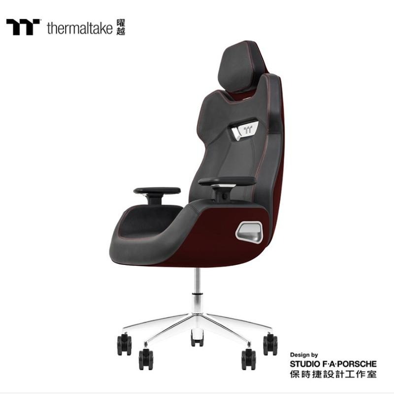 米特3C數位–曜越 幻銀 ARGENT E700 真皮電競椅 由保時捷設計工作室設計/珊瑚黃/松石綠/馬鞍棕-細節圖4