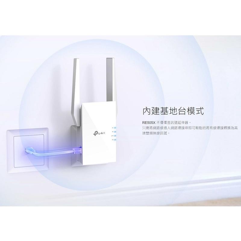 米特3C數位–TP-LINK RE505X AX1500 Wi-Fi訊號延伸器/雙頻/wifi放大器/ WiFi6-細節圖4