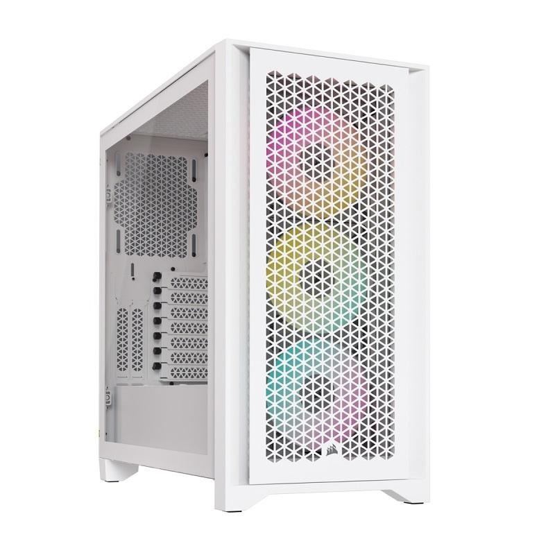 米特3C數位–Corsair 海盜船 iCUE 4000D RGB AIRFLOW 機殼/黑色/白色-細節圖3