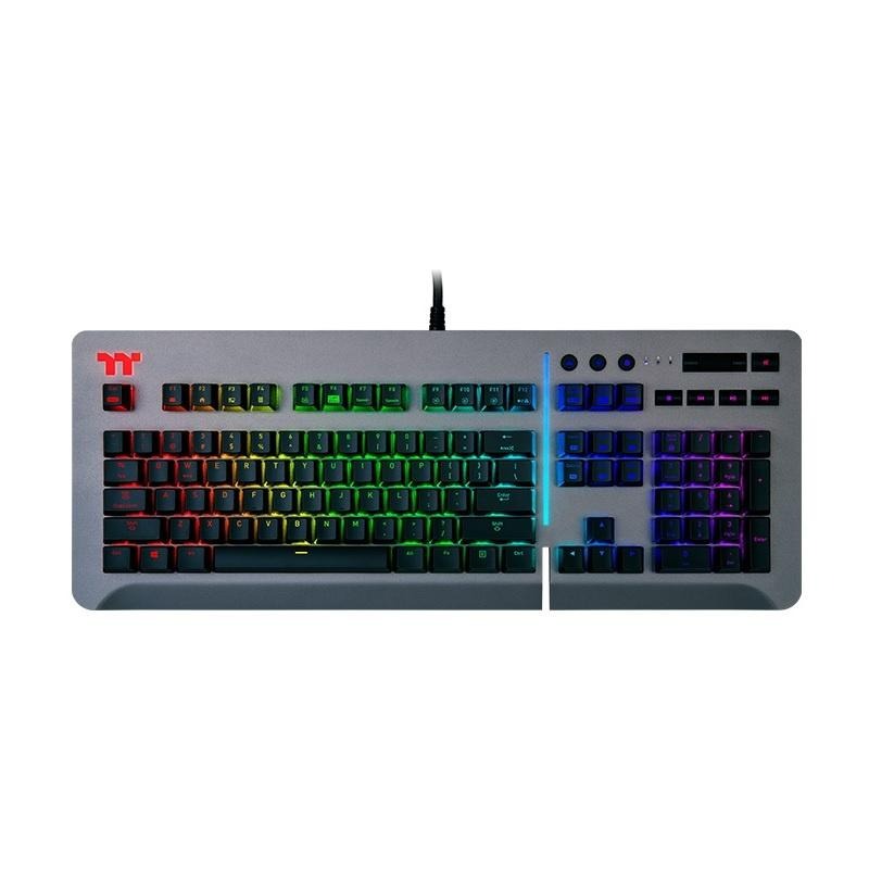 曜越 Level 20 RGB Cherry MX 鈦灰特仕版 機械式鍵盤/銀軸/青軸GKB-KB5-BLSRTC-01-細節圖2