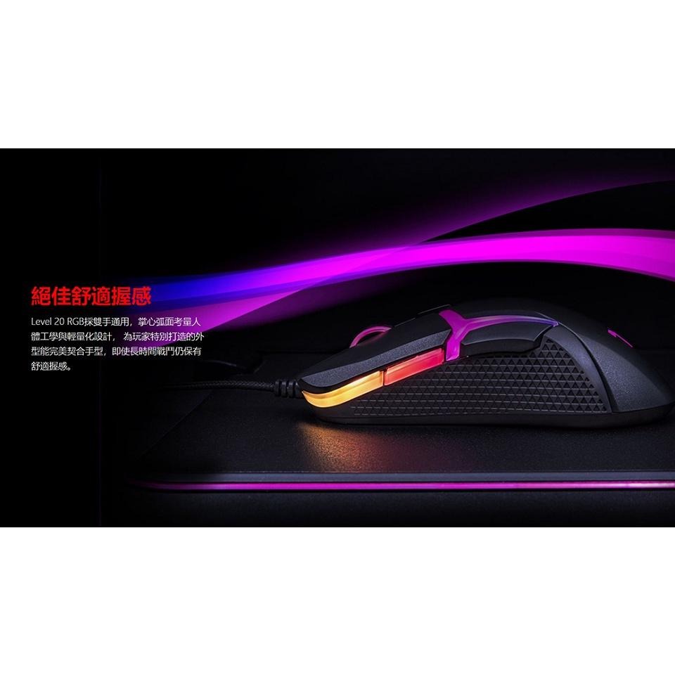米特3C數位–Thermaltake 曜越 Level 20 RGB 電競滑鼠/GMO-LVT-WDOOBK-01-細節圖5