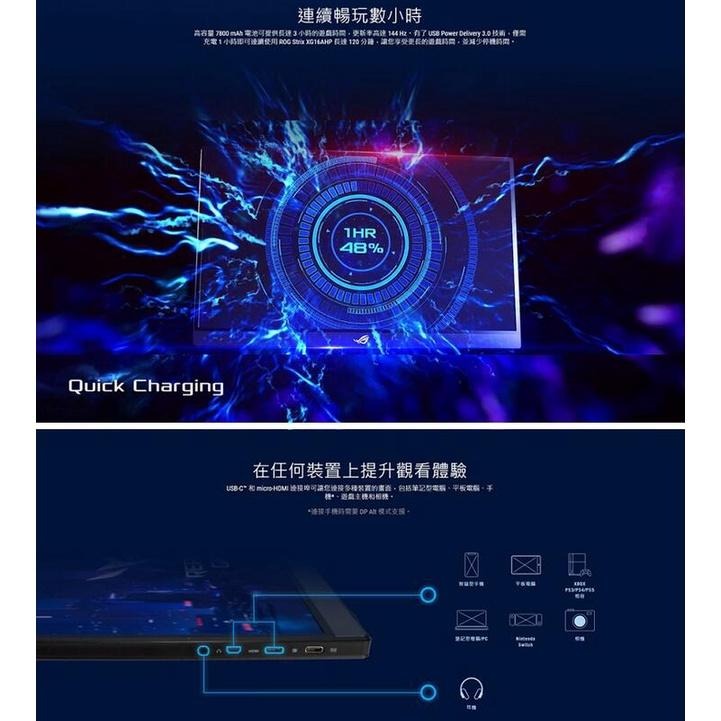 米特3C數位–ASUS 華碩 XG16AHP 15.6吋/IPS/144Hz/可攜式/電競/螢幕-細節圖4