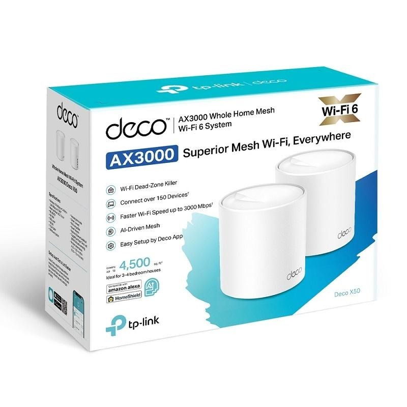 米特3C數位–TP-Link Deco X50 AX3000 Mesh 雙頻無線網路WiFi 6 網狀路由器/2入-細節圖5