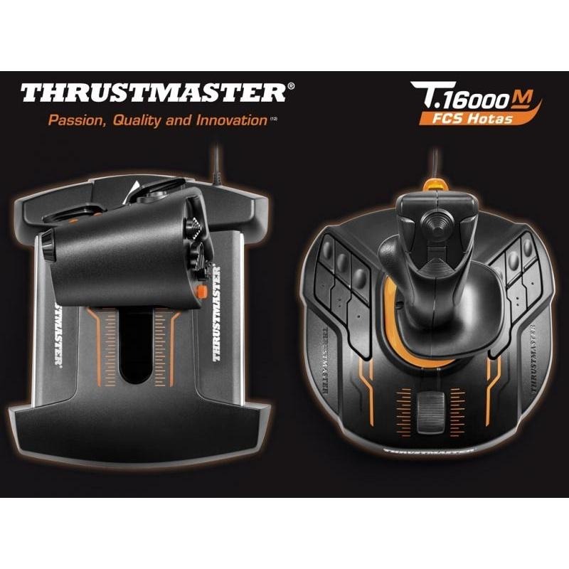 【最高享98折】Thrustmaster T16000M FCS HOTAS 模擬飛行搖桿 油門節流閥 可支援PC-細節圖3