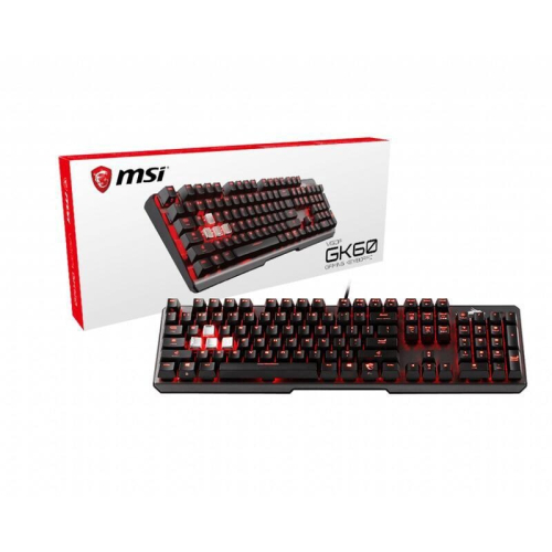 米特3C數位–微星 Vigor GK60 CL TC 青軸鍵盤 RGB發光鍵盤 電競鍵盤 機械鍵盤 遊戲鍵盤 有線鍵盤