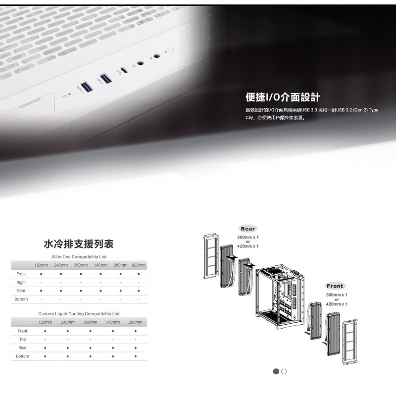 米特3C數位–Thermaltake 曜越 CTE C700 Air 黑色/白色 內附顯卡轉向支架 中直立式機殼-細節圖9