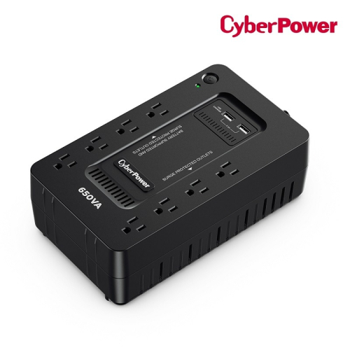 CyberPower碩天 CP650HGA 650VA UPS離線式不斷電系統 突波保護 過載保護 颱風停電 防雷擊