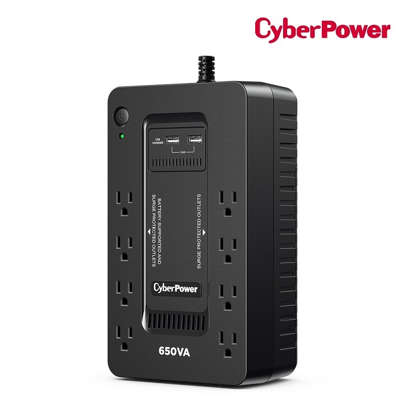 CyberPower碩天 CP650HGA 650VA UPS離線式不斷電系統 突波保護 過載保護 颱風停電 防雷擊-細節圖3