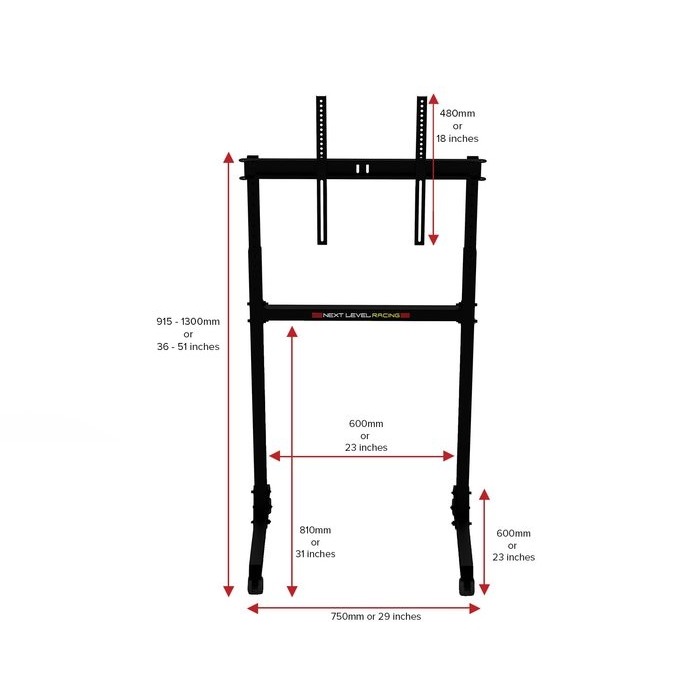 NLR Free Standing Single Monutor stand 電視螢幕立架 可支援單螢幕24~85吋-細節圖5