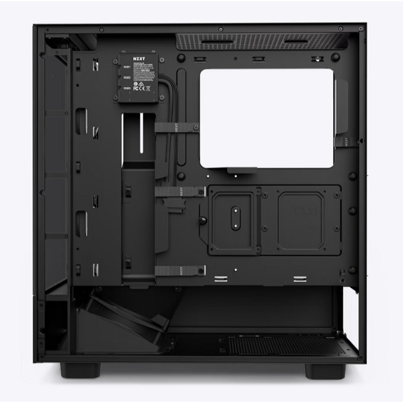 米特3C數位–NZXT 恩傑 H5 Elite 全透側電腦機殼 黑色/白色-細節圖3