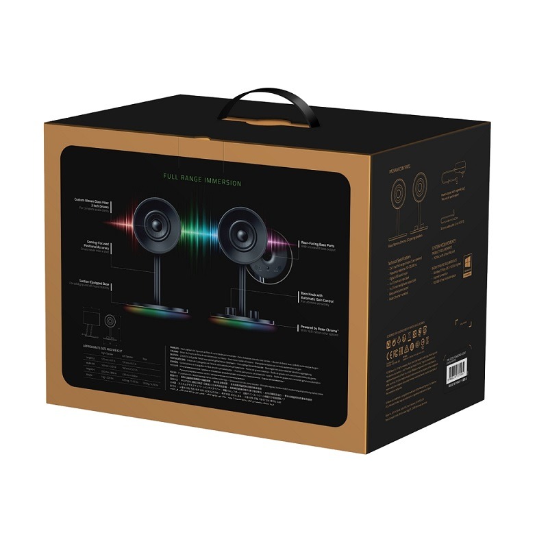 米特3C數位–Razer雷蛇 天狼星幻彩版Nommo Chroma 兩件式電競喇叭/RZ05-02460100-R3A1-細節圖5