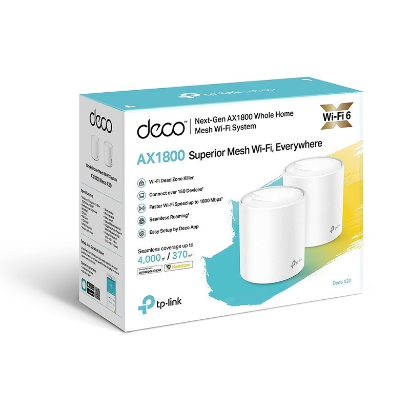 米特3C數位–TP-LINK Deco X20 AX1800 完整家庭Mesh Wi-Fi系統/2入-細節圖5