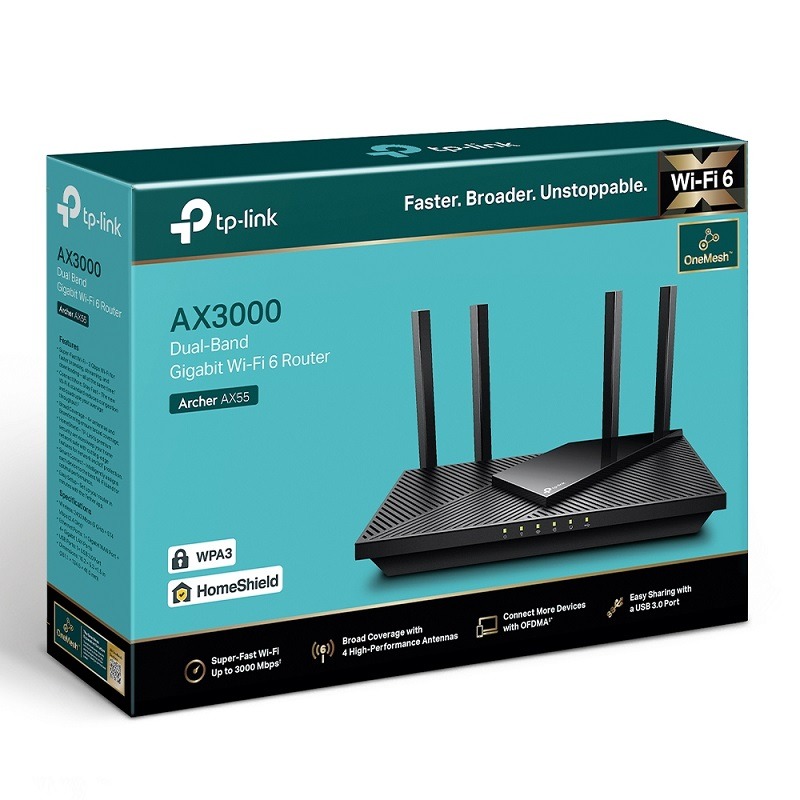 米特3C數位–TP-Link Archer AX55 AX3000 Gigabit 雙頻 無線網路分享路由器-細節圖5