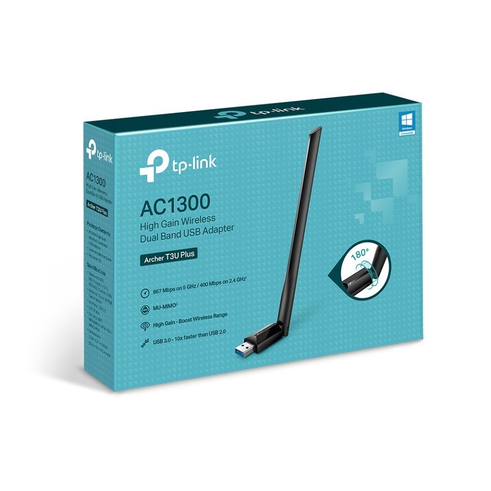 米特3C數位–TP-LINK Archer T3U Plus AC1300 高增益無線雙頻 USB 網卡-細節圖4